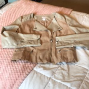 Candies Faux Leather Jacket